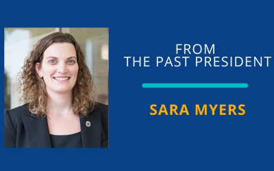 News From The Past President, Volume 38 Number 1